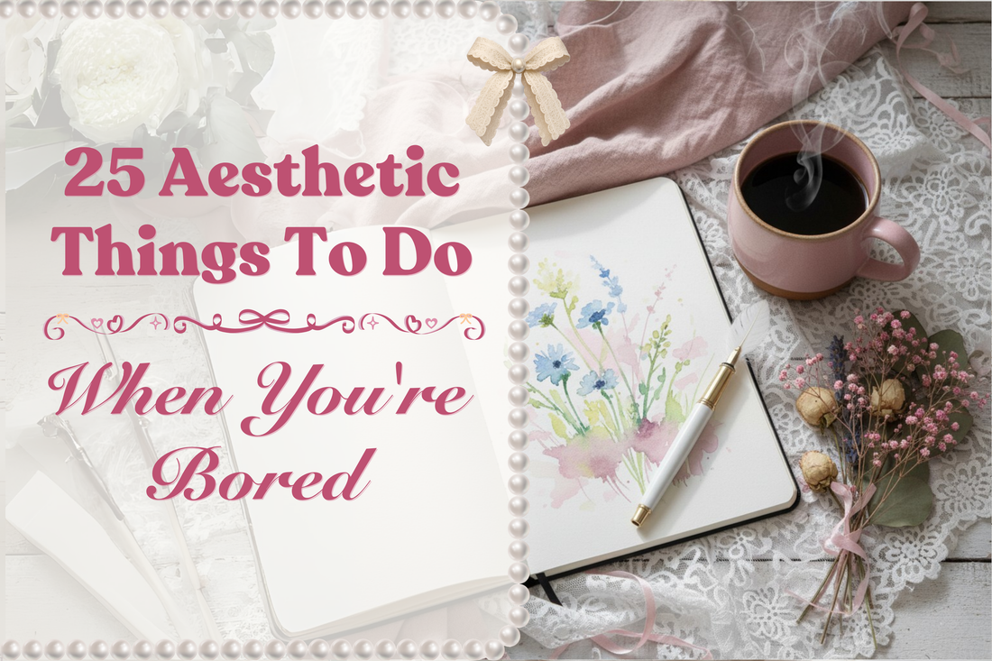 25 Aesthetic Things To Do When You're Bored