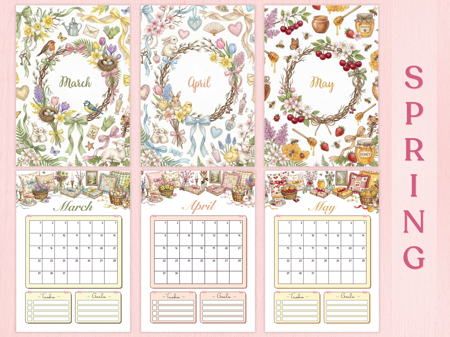 Monthly Covers & Calendars