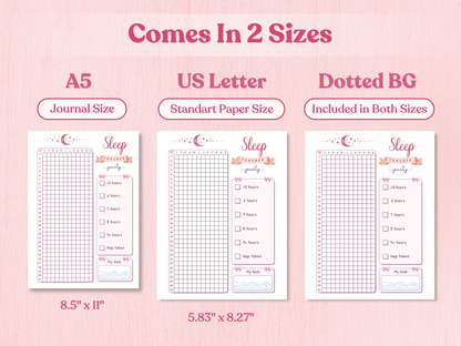 Coquette Yearly Tracker Bundle | 40+ Aesthetic Pages