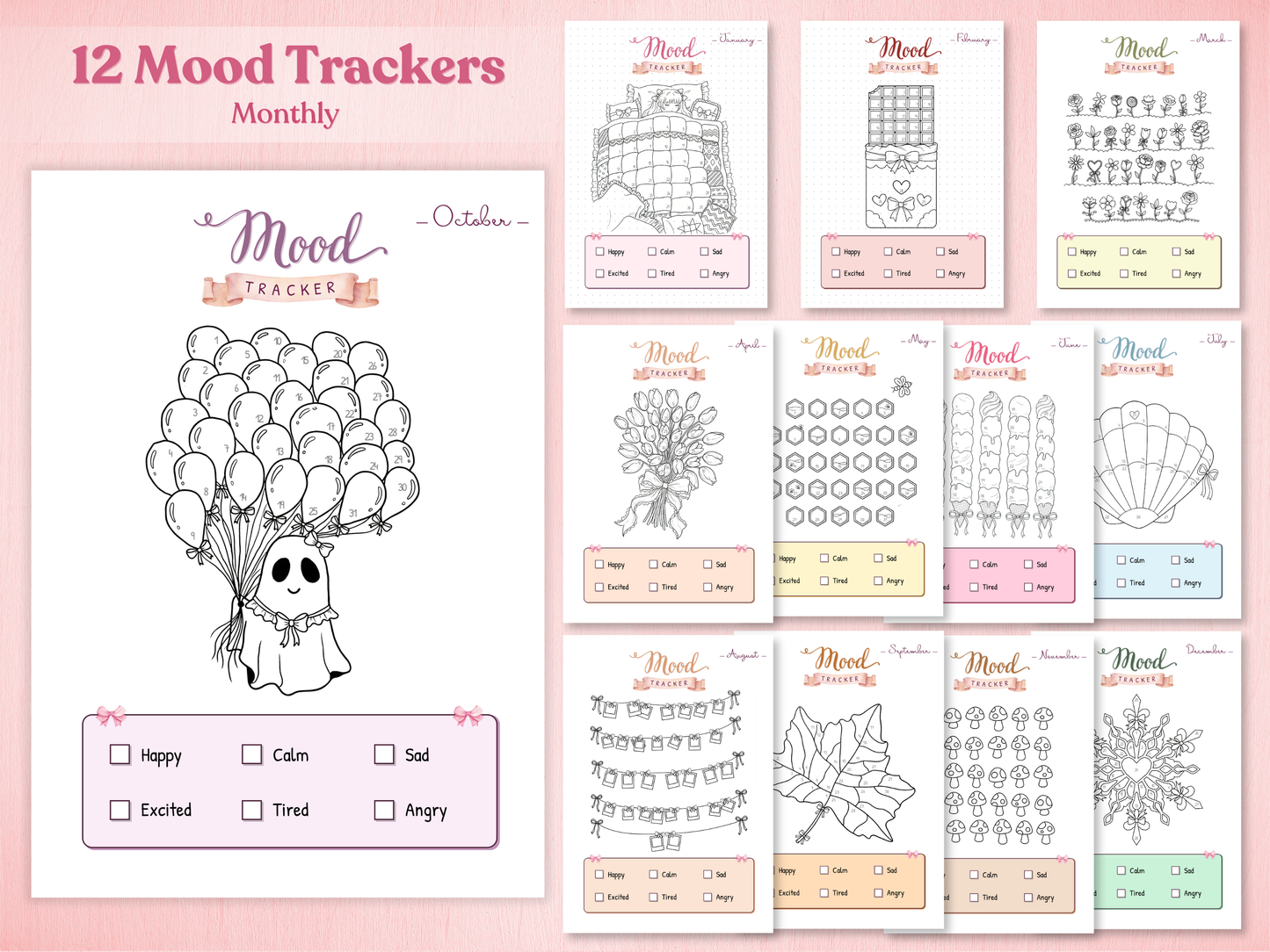 Ultimate 2026 Coquette Bullet Journal Bundle (145+ Pages) | Printable & Digital