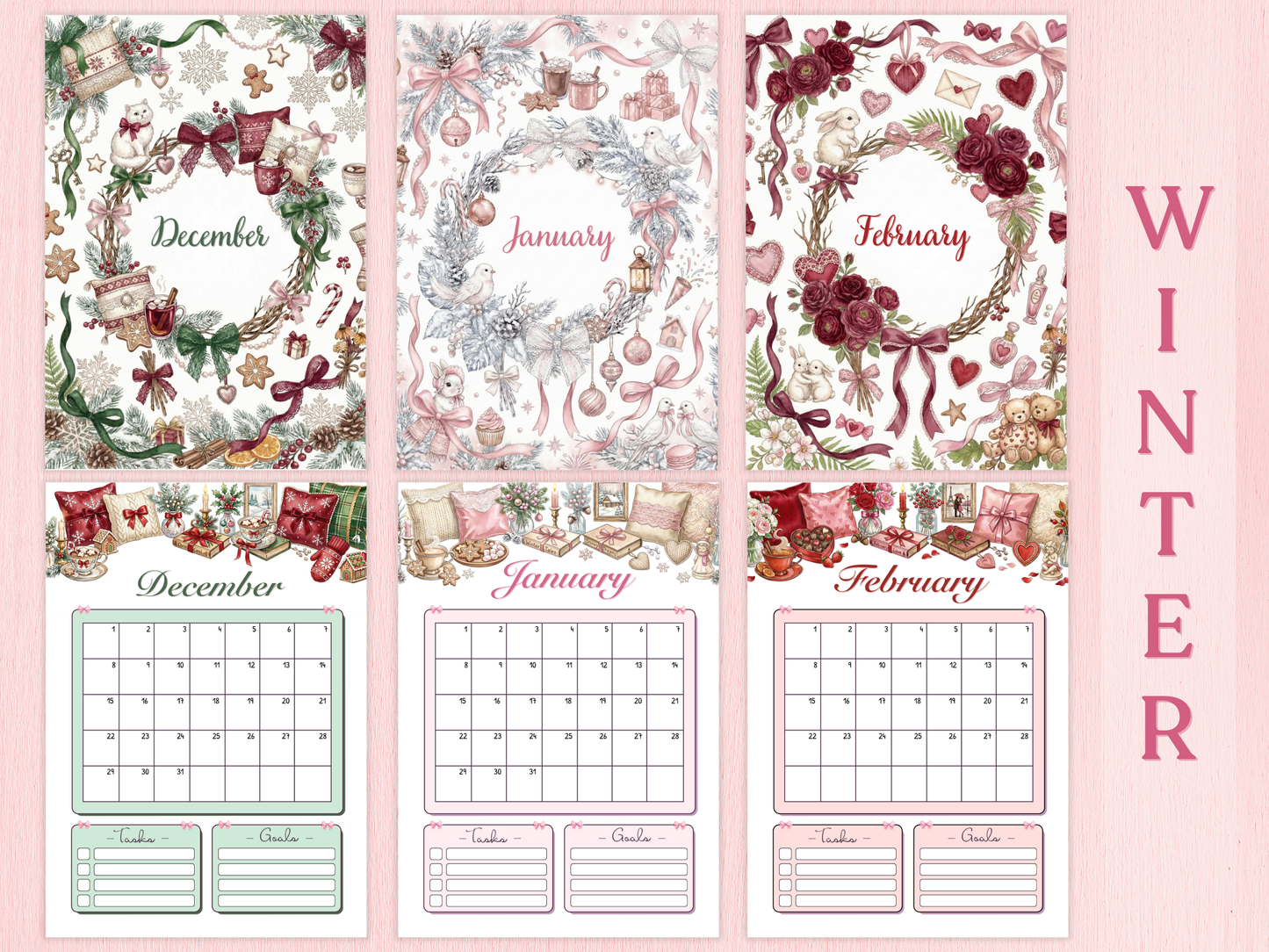 Monthly Covers & Calendars