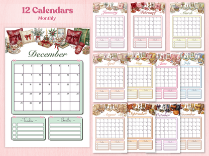 Ultimate 2026 Coquette Bullet Journal Bundle (145+ Pages) | Printable & Digital