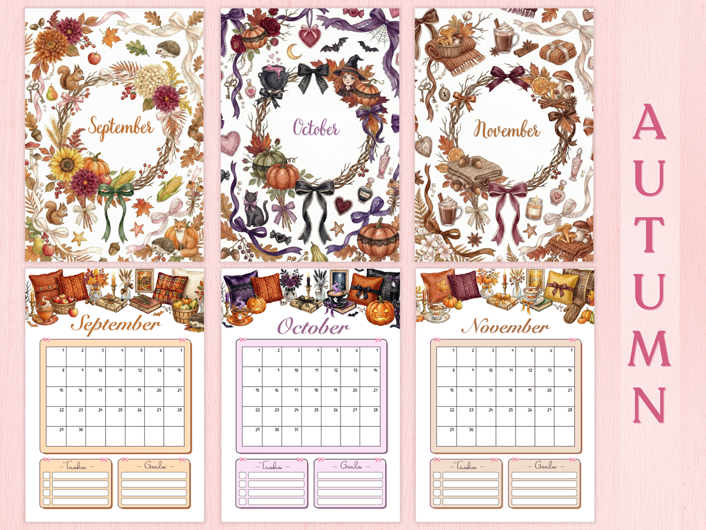 Monthly Covers & Calendars
