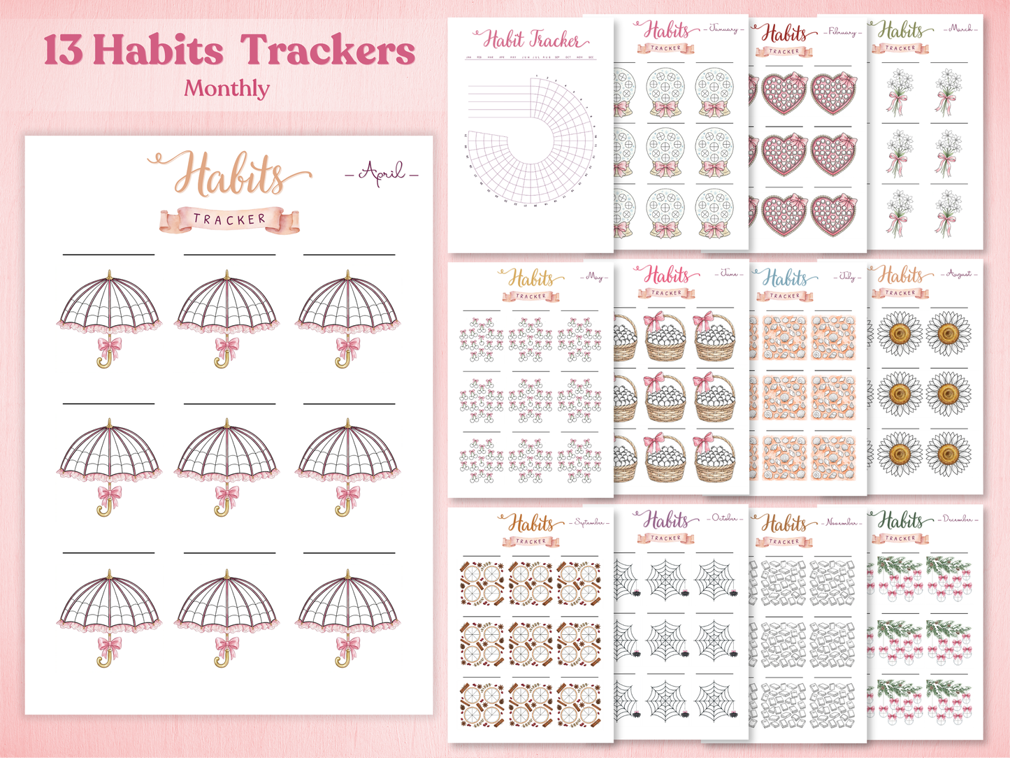 Ultimate 2026 Coquette Bullet Journal Bundle (145+ Pages) | Printable & Digital