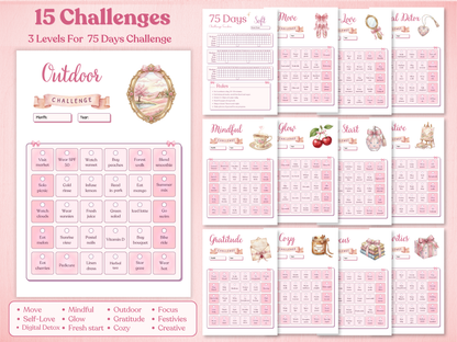 Ultimate 2026 Coquette Bullet Journal Bundle (145+ Pages) | Printable & Digital