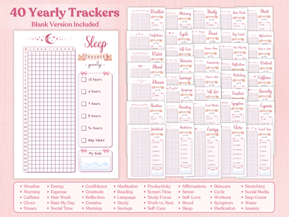 Ultimate 2026 Coquette Bullet Journal Bundle (145+ Pages) | Printable & Digital