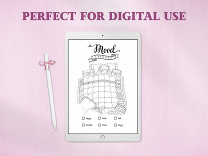 Premade Coquette Bed Mood Tracker