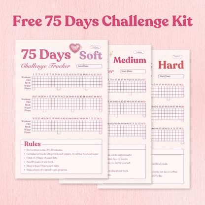 Free 75 Days Challenge Tracker Kit