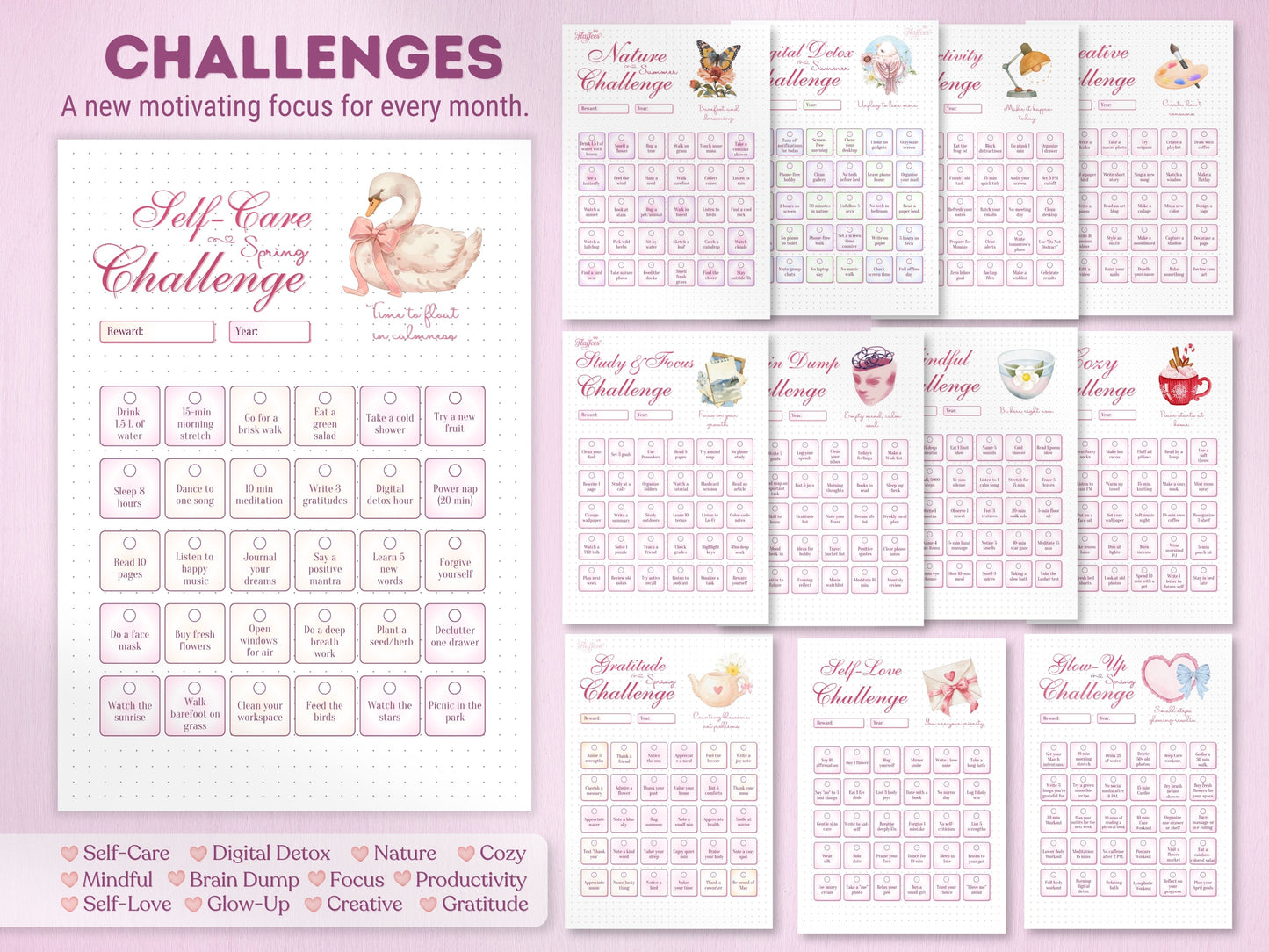 2026-2027 Coquette Bullet Journal Bundle | Printable & Digital All-in-One Planner