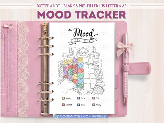 Premade Coquette Bed Mood Tracker