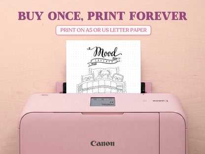 Premade Coquette Bed Mood Tracker