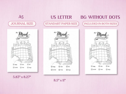 Premade Coquette Bed Mood Tracker