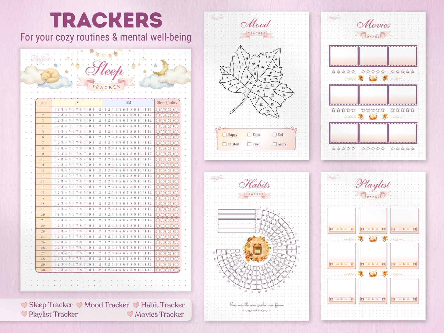 Pre-made September Bullet Journal Bundle