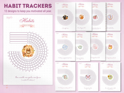 2026-2027 Coquette Bullet Journal Bundle | Printable & Digital All-in-One Planner