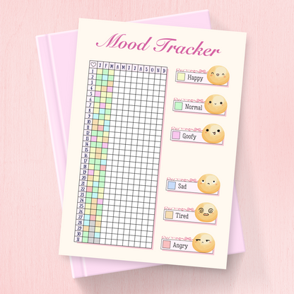 Yearly Mood Tracker for Bullet Journal