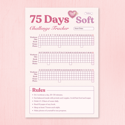 Free 75 Days Challenge Tracker Kit