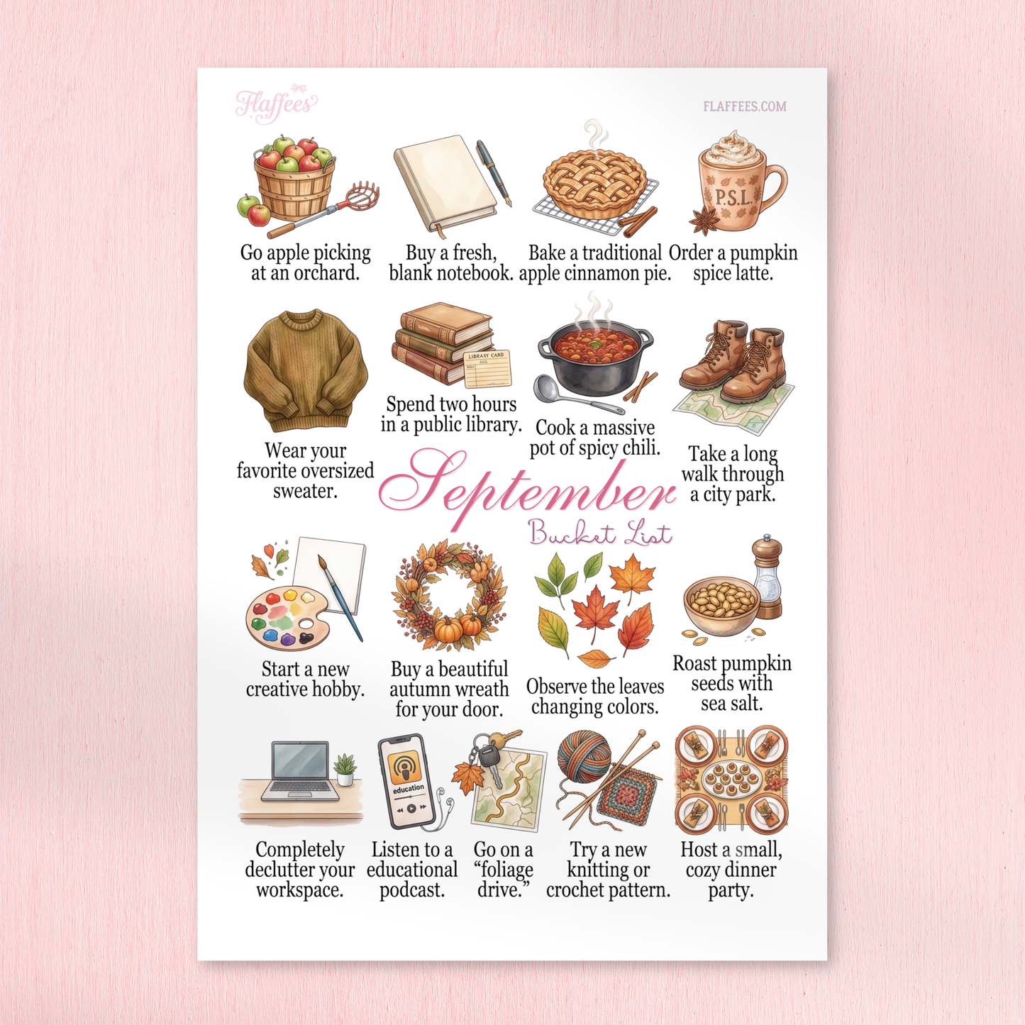 Free September Bujo Kit