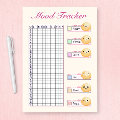 Yearly Mood Tracker for Bullet Journal
