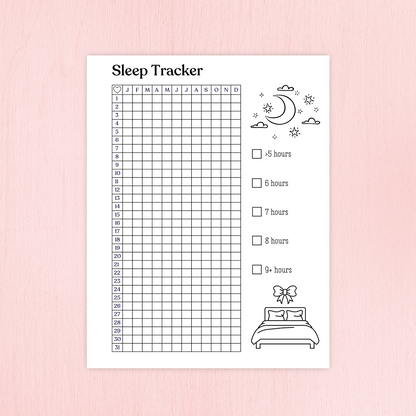 Free Printable Trackers Bundle (Mood + Weather + Sleep)