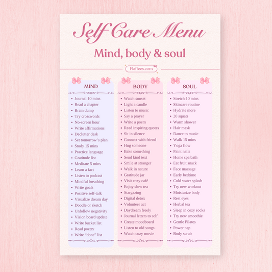 Self-Care Starter Kit